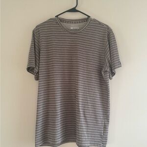 Columbia Black and Gray Striped Men's Tee